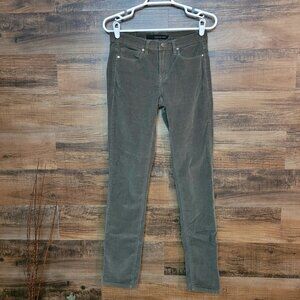 Calvin Klein Jeans Size 6 Corduroy Ultimate Skinny Olive Green Low Rise